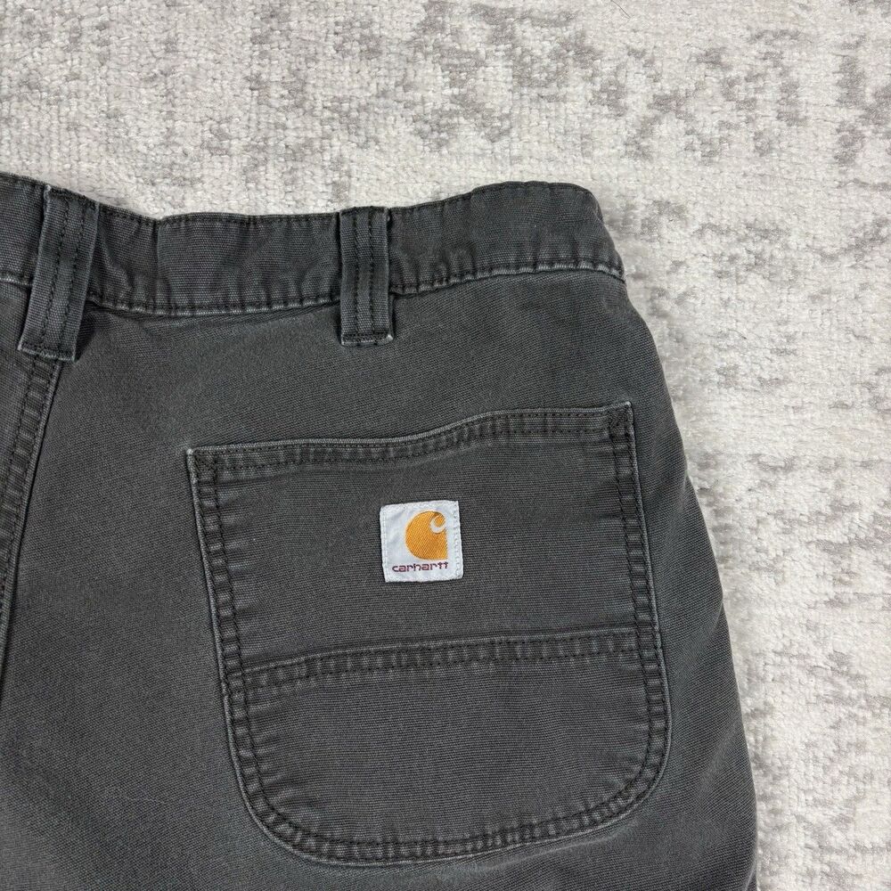 Carhartt Pants Relaxed Fit Rugged Flex BN2291-M Gray Pants Size 34x28 - Picture 4 of 7